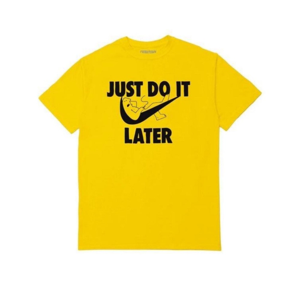 China Market Just Do It Later Tee